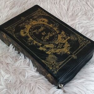 Book Of Spells Spooky Witch Crossbody Bag Clutch Handbag